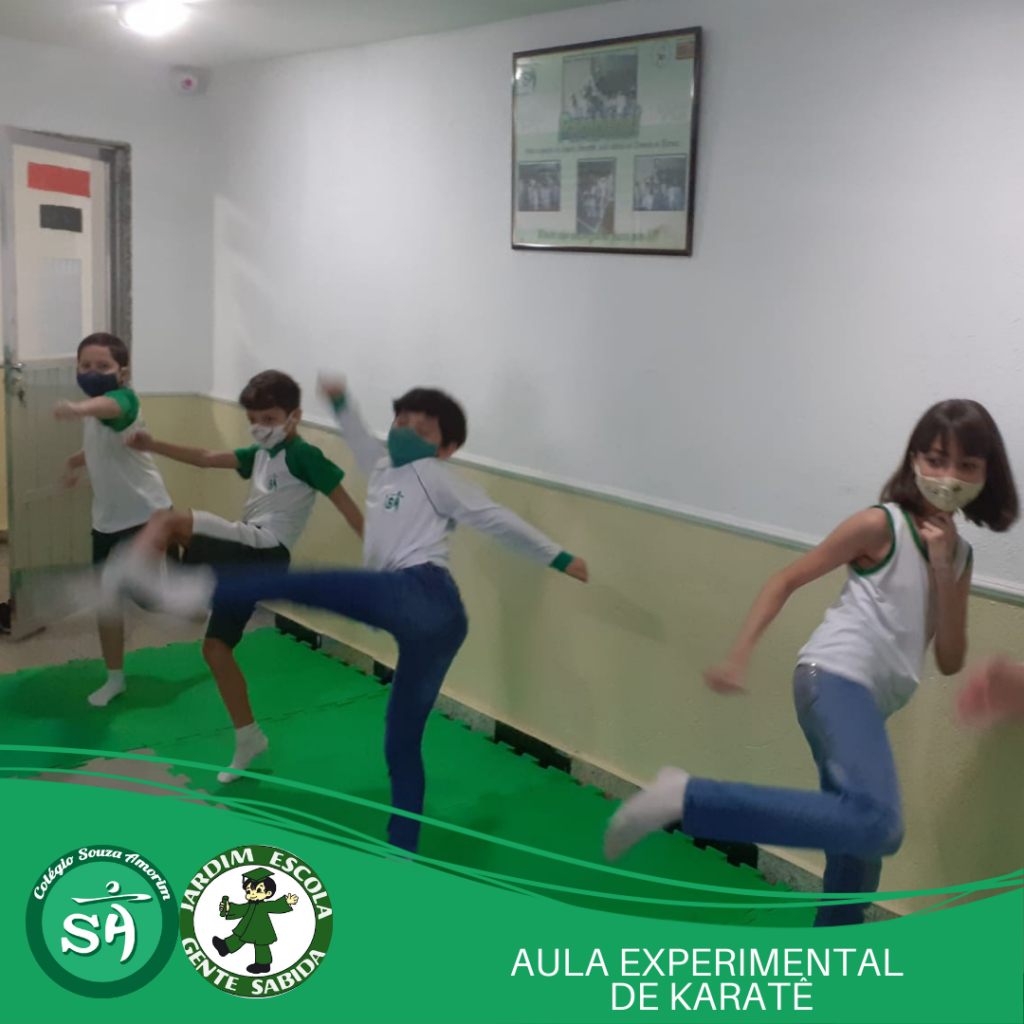 AULA EXPERIMENTAL DE KARATÊ Centro Educacional Souza Amorim